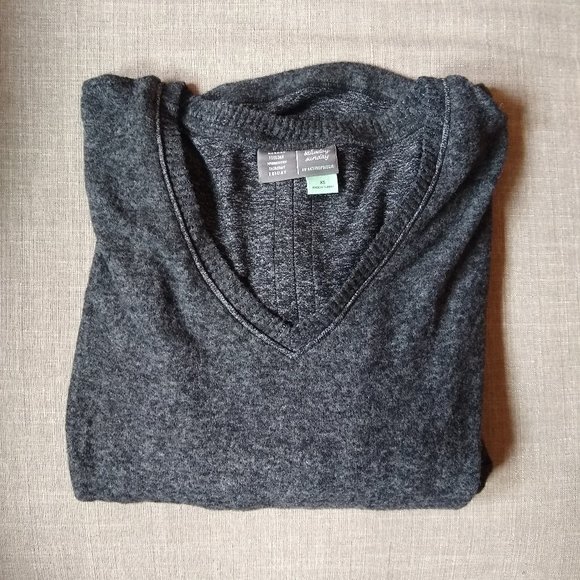 XS Anthropologie Saturday Sunday V Neck Dolman Sleeve Sweater - Picture 2 of 3